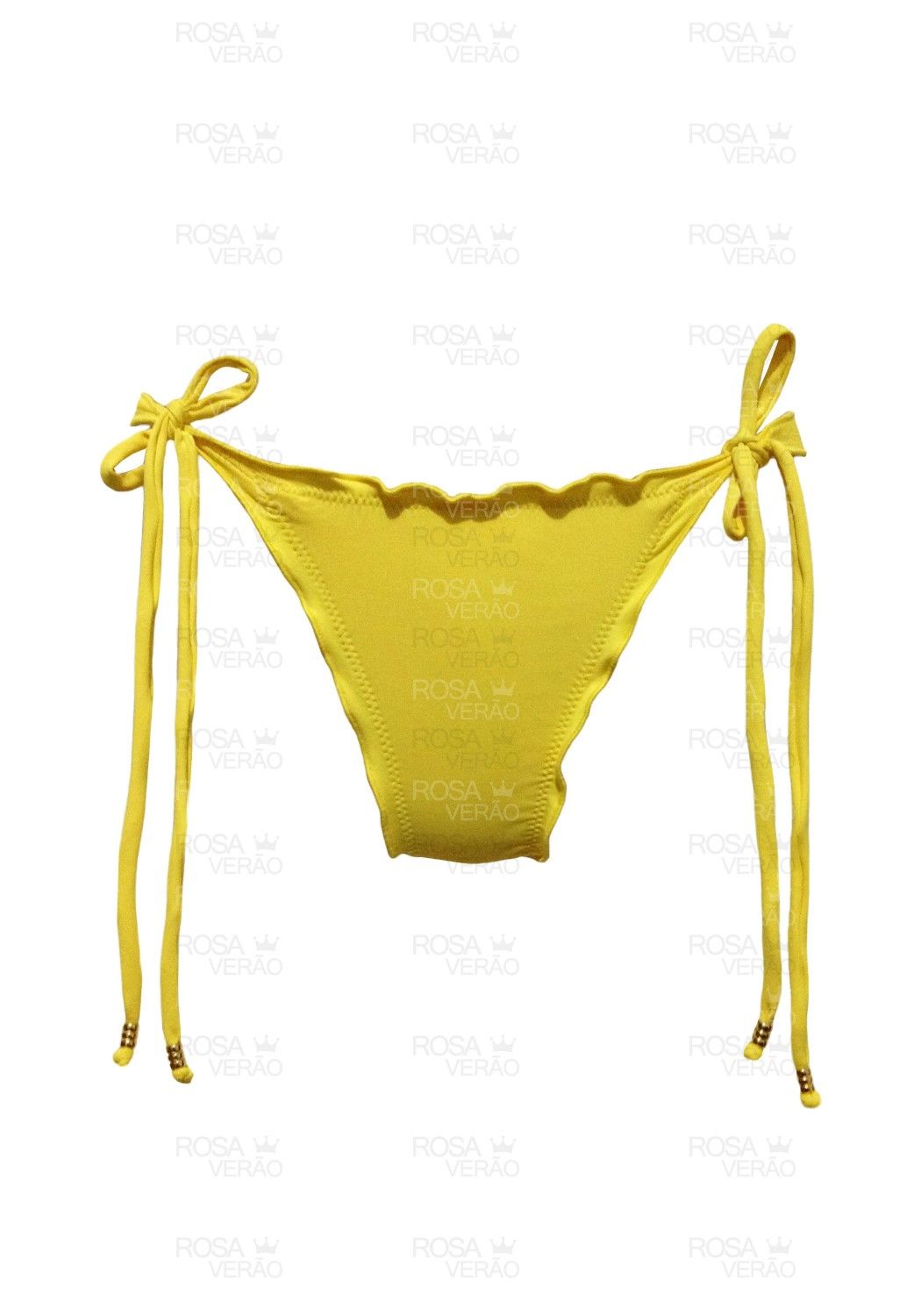 Calcinha Ripple Amarelo - Empina Bumbum