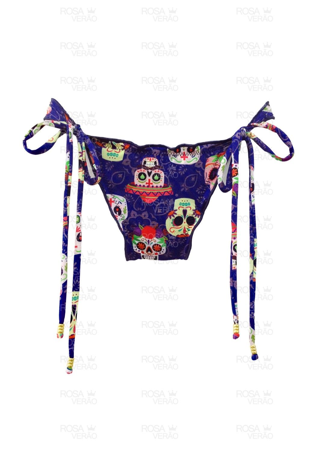Calcinha Ripple Caveira Mexicana - Empina Bumbum