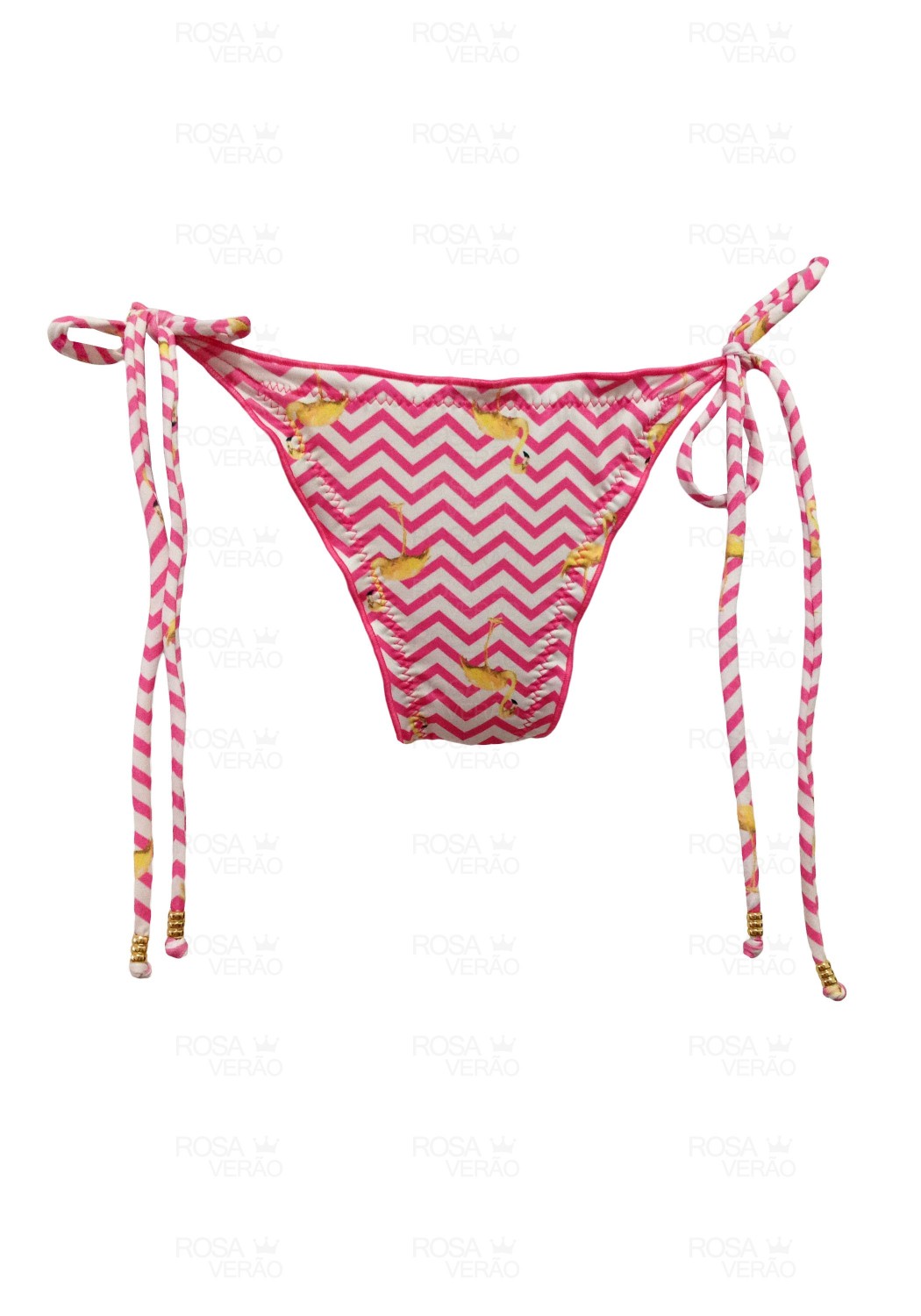 Calcinha Ripple Flamingo Pink - Empina Bumbum