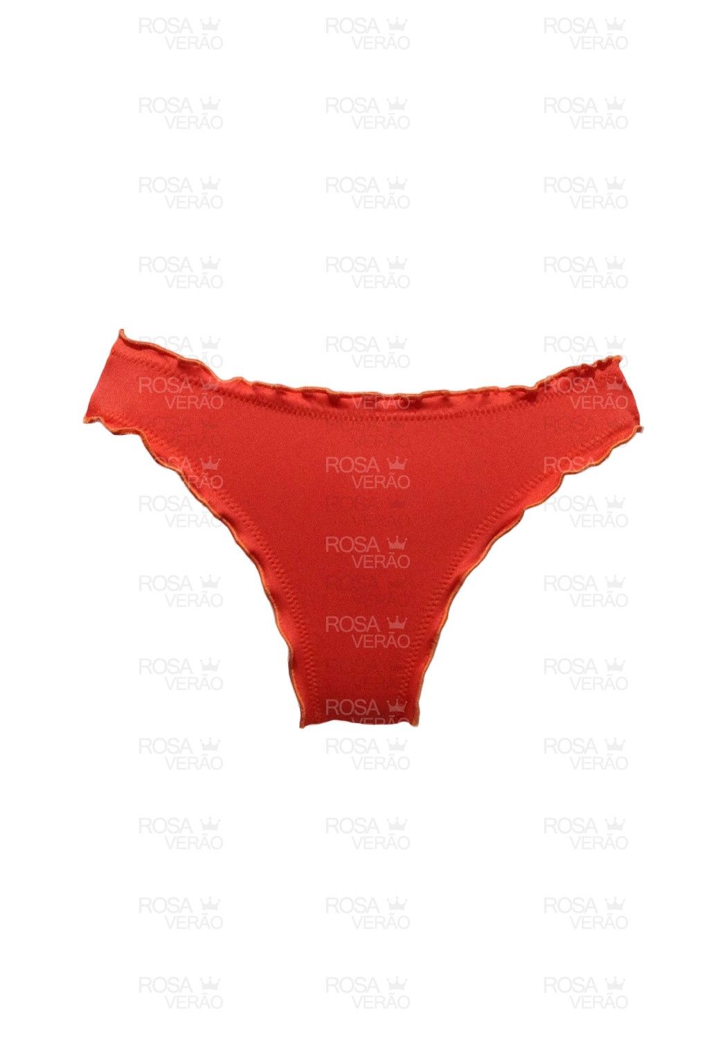 Calcinha Ripple Laranja Fixo - Empina Bumbum