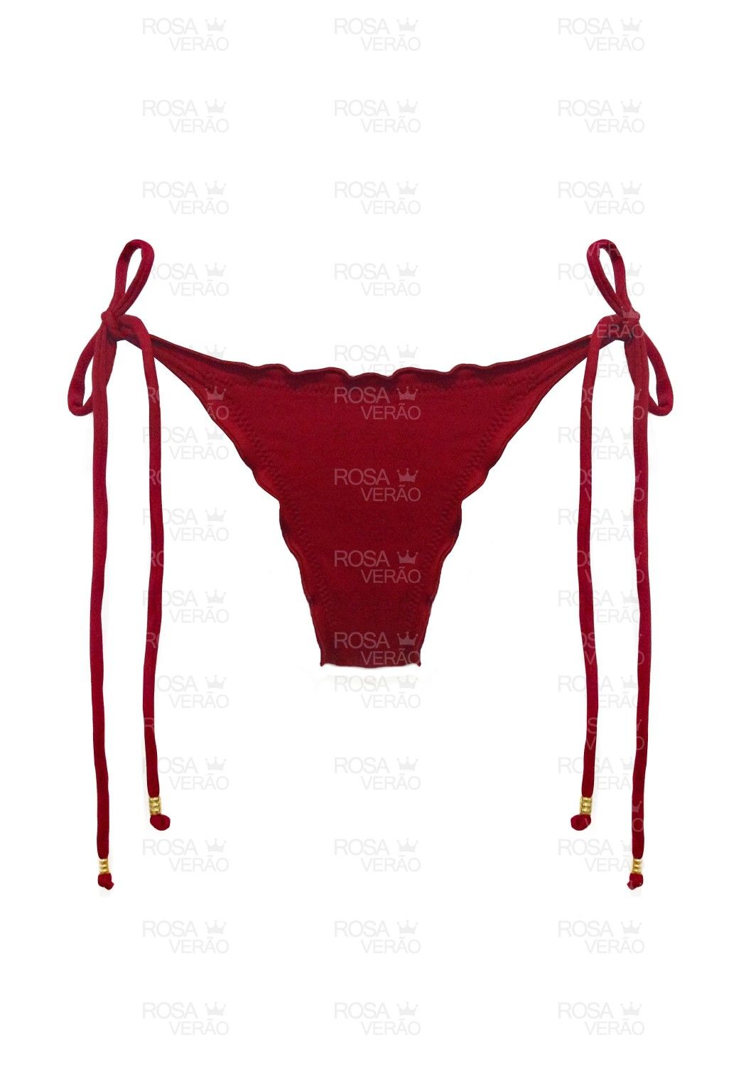 Calcinha Ripple Marsala - Empina Bumbum