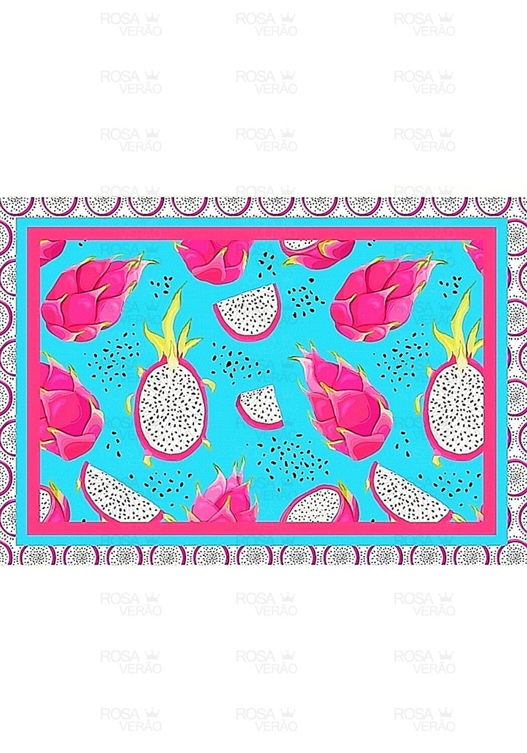 Saída De Praia Canga Pareô Pitaya Rosa