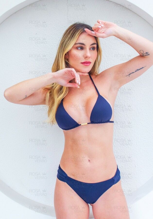 Biquíni Cortininha Borboleta Navy Blue