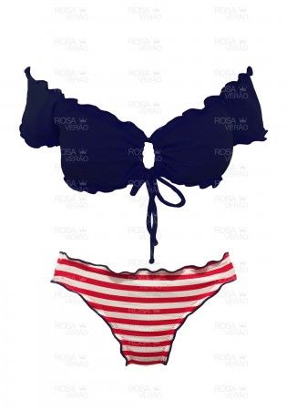 Biquíni Ciganinha/ Blusinha Marinheiro- Empina Bumbum Biquíni Ciganinha/ Blusinha Marinheiro- Empina Bumbum