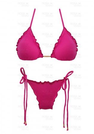 Biquíni Ripple Rosa Pink - Empina Bumbum 