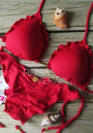 Biquíni Ripple Vermelho - Empina Bumbum