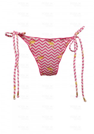 Calcinha Ripple Flamingo Pink - Empina Bumbum