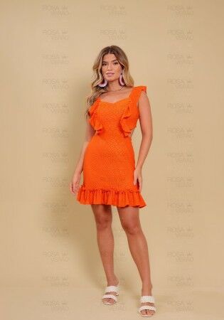 Vestido Laise Orange