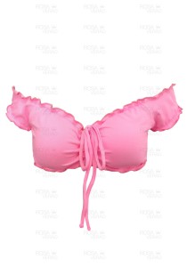 Biquíni Top Ciganinha/ Blusinha Com Bojo Removível - Rosa Chiclete