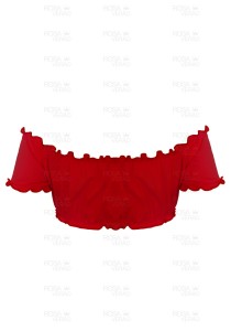 Biquíni Top Ciganinha/ Blusinha Vermelho