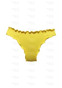 Calcinha Ripple Amarelo Fixo - Empina Bumbum