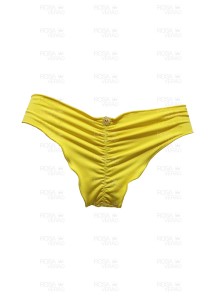 Calcinha Ripple Amarelo Fixo - Empina Bumbum