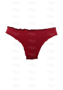 Calcinha Ripple Marsala Fixo - Empina Bumbum