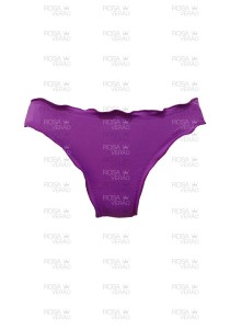 Calcinha Ripple Roxo Uva Fixo - Empina Bumbum