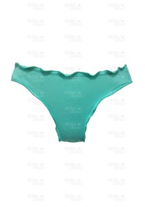 Calcinha Ripple Verde Água Fixo - Empina Bumbum