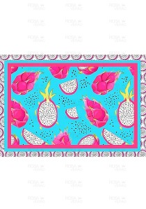 Saída De Praia Canga Pareô Pitaya Rosa