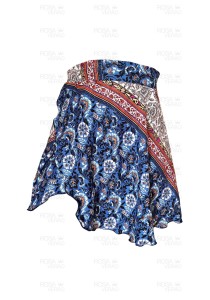 Saída de Praia Saia Pareô Curta - Água Viva