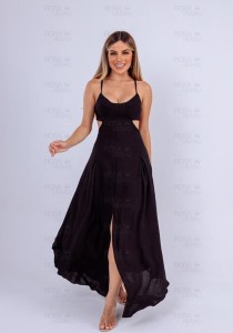 Vestido Bahamas Longo Preto