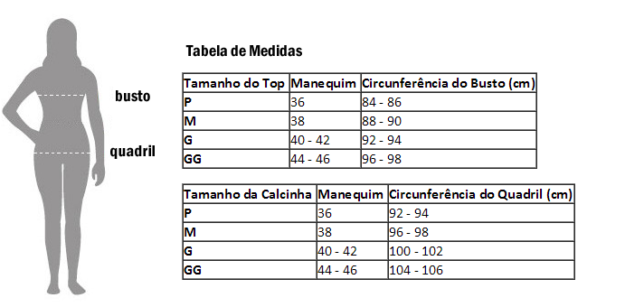 Tabela de Medidas